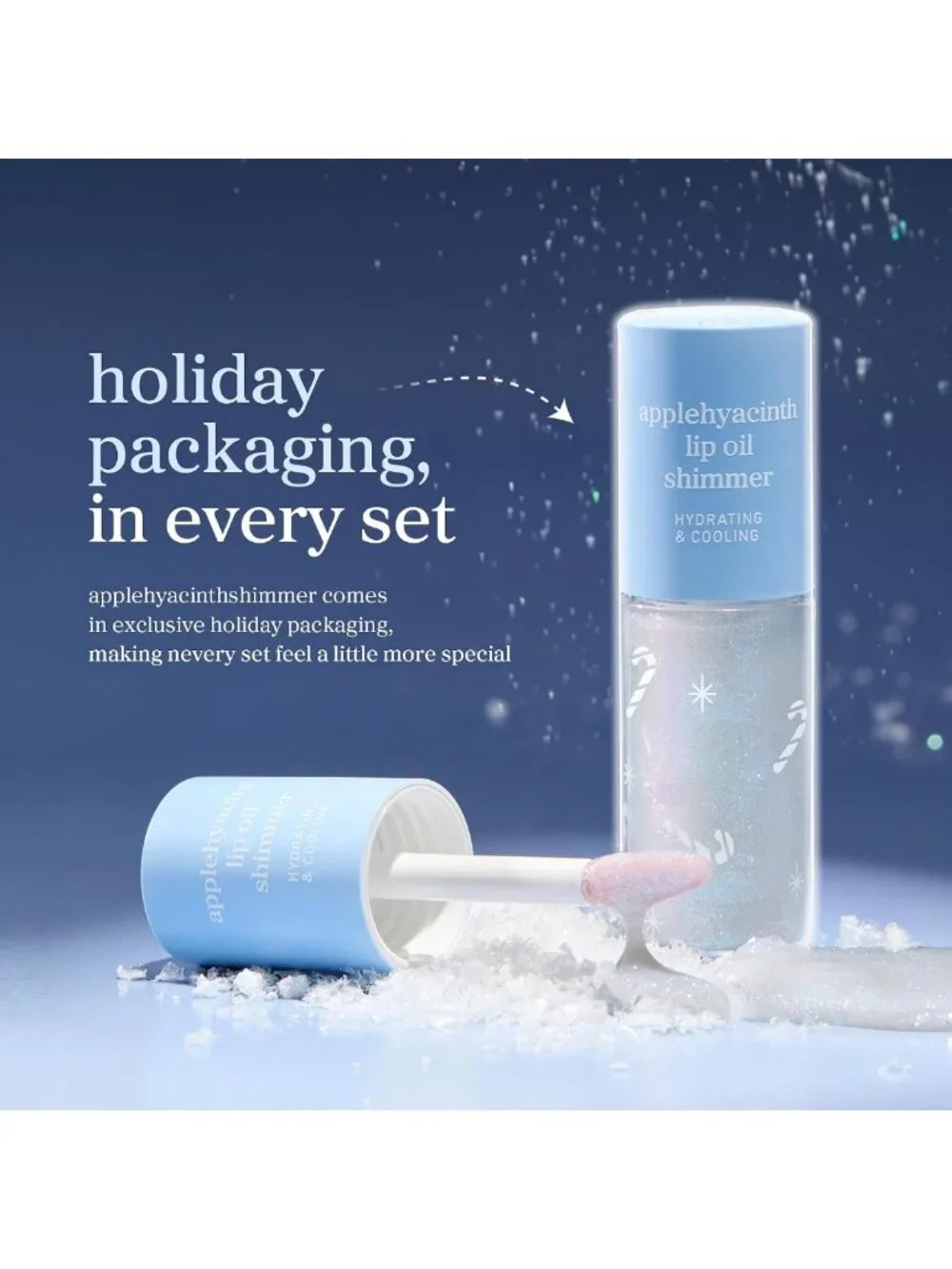 Holiday Lip Oil Trio - 3 Shades, Limited Edition, Perfect for Christmas Gifting